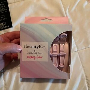 Purple Alligator Hair Clips